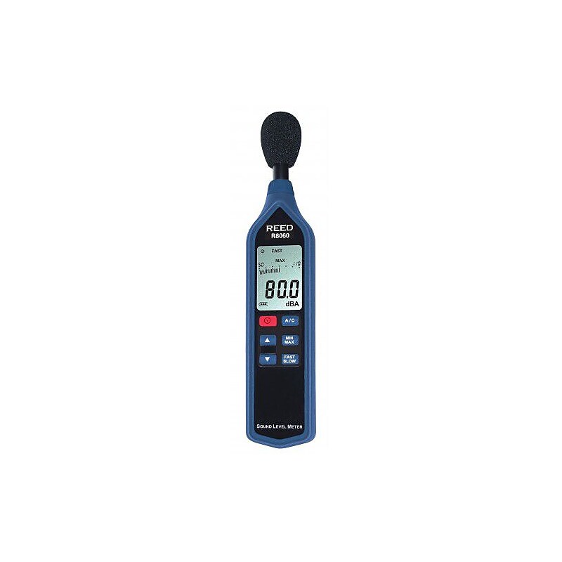 REED Instruments Sound Level Meter with Bargraph, Type 2, 30 to 130 dB (R8060) image 1