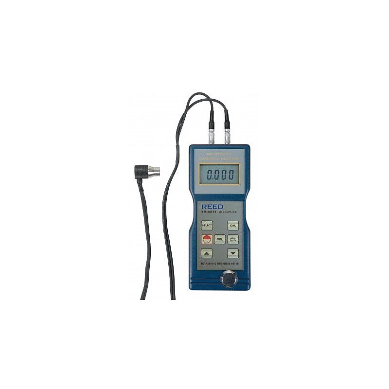 Reed Instruments TM-8811 Digital Ultrasonic Thickness Gauge, Blue image 1