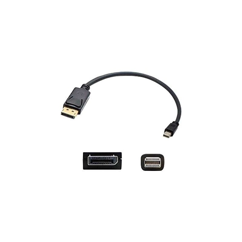 AddOn® MINIDP2DPMM6 6' Mini-DisplayPort To DisplayPort Adapter, Black image 1