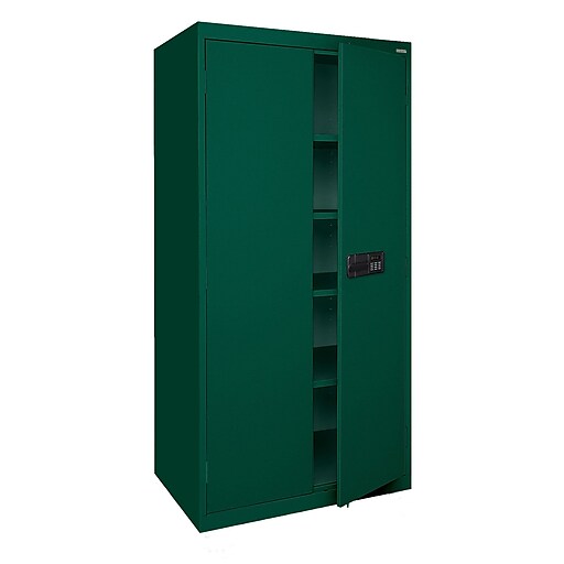 Elite Storage Keyless Electronic Handle 46wx24dx72h Forest Green