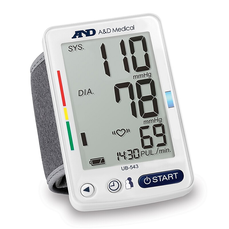 A&D Medical Premium Wrist Pressure Monitor (UB-543) image 1