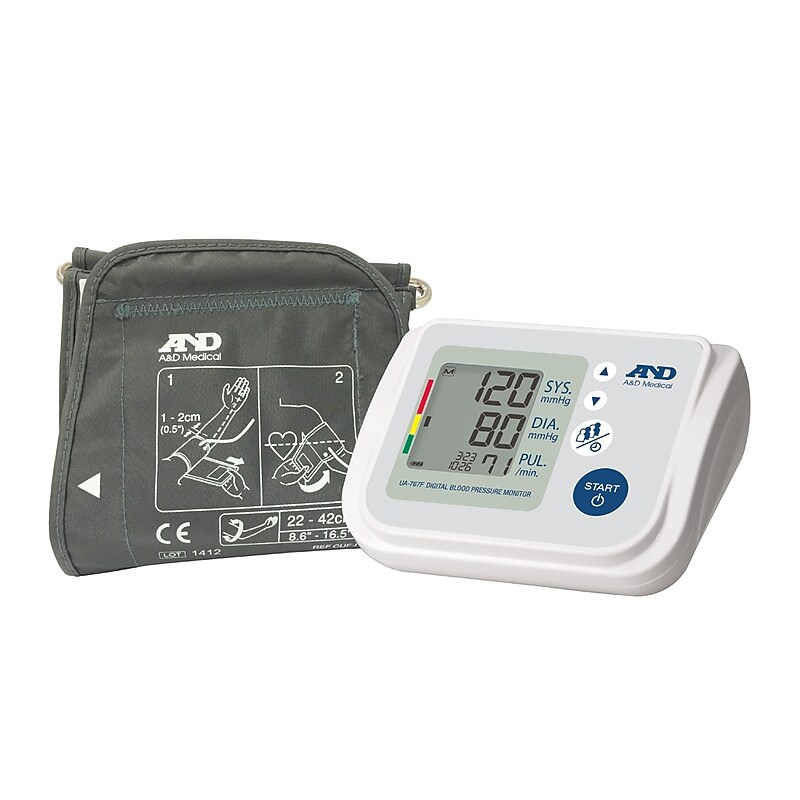 A&D Medical Multi User Upper Arm Blood Pressure Monitor (UA-767F) image 1