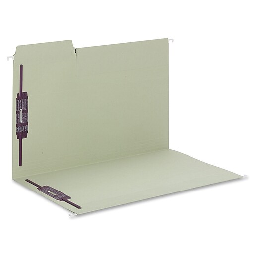 Smead FasTab® Hanging Fastener Folder with Two SafeSHIELD® Fasteners, 1