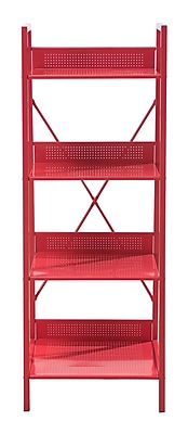 Sunjoy Rectangular Plant Stand; Red