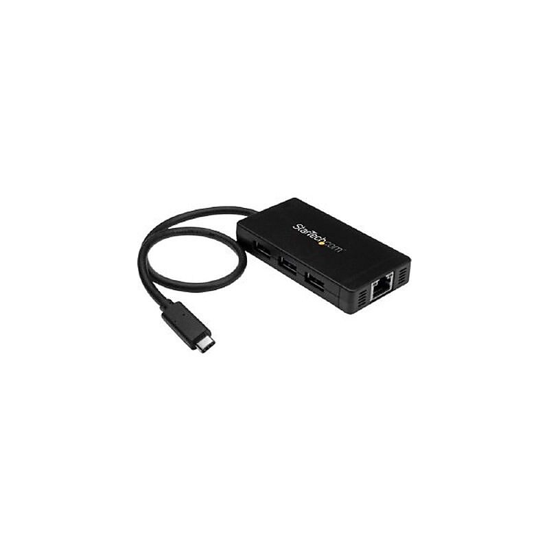 StarTech 4-Port USB 3.0 Hub, Black (HB30C3A1GE) image 1