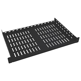 Tripp Lite Rack Shelf for 4 Post Rack Toolless Mounting, Black (SRSHELF2P1UTM)