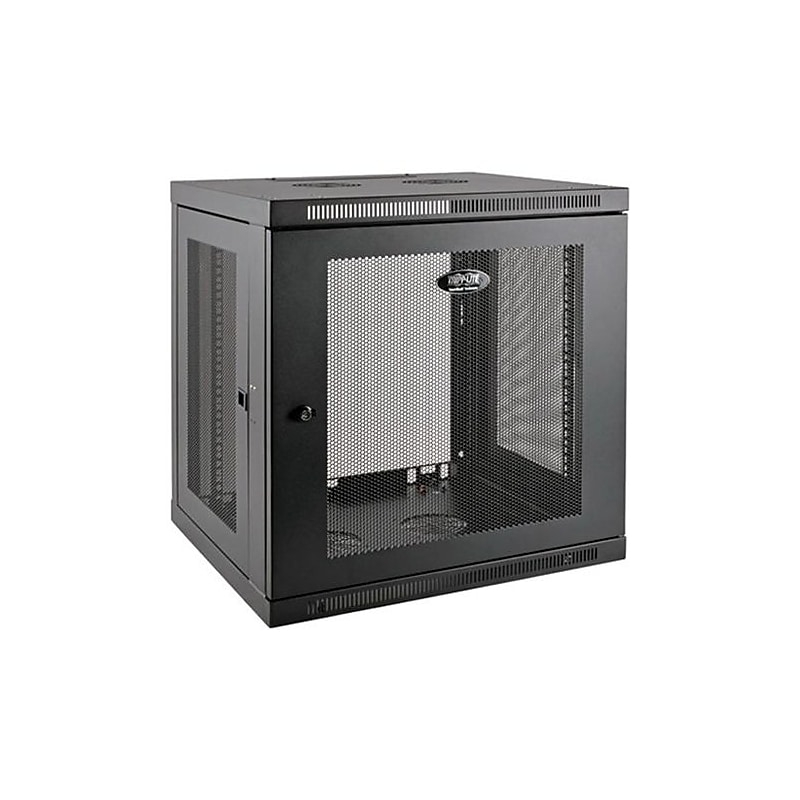 Tripp Lite SmartRack Low-Profile Switch-Depth-Plus Rack Cabinet, Black (SRW12UDP) image 1