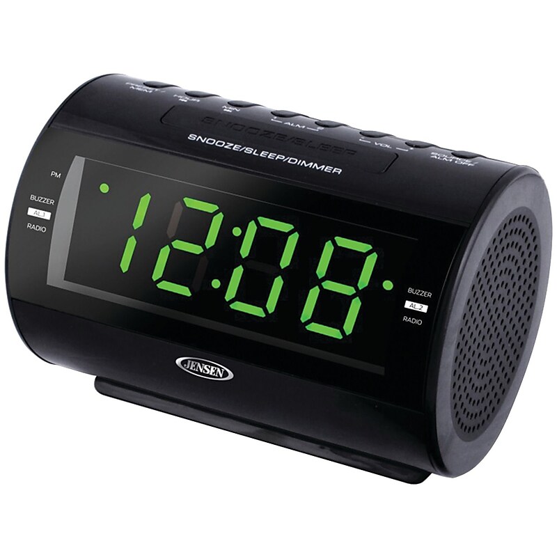 Jensen Jcr-210 Am/FM Dual-alarm Clock Radio image 1