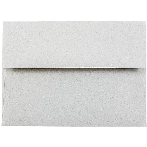 JAM Paper® A6 Invitation Envelopes, 4.75 x 6.5, Granite Grey, 25/pack ...