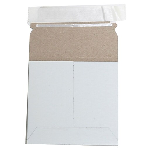 StayFlat Photo Mailer Stiff Envelopes with SelfAdhesive Closure, 6 x