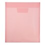 JAM Paper Plastic Envelopes with Tuck Flap Closure, Letter Open End, 9.87 x 11.75, Red, 12/Pack (1541733)~#|#~m004671921_sc7