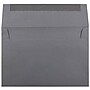 JAM Paper A8 Invitation Envelopes, 5.5 x 8.125, Dark Grey, Bulk 250/Box (36396435H)~#|#~m004671970_sc7