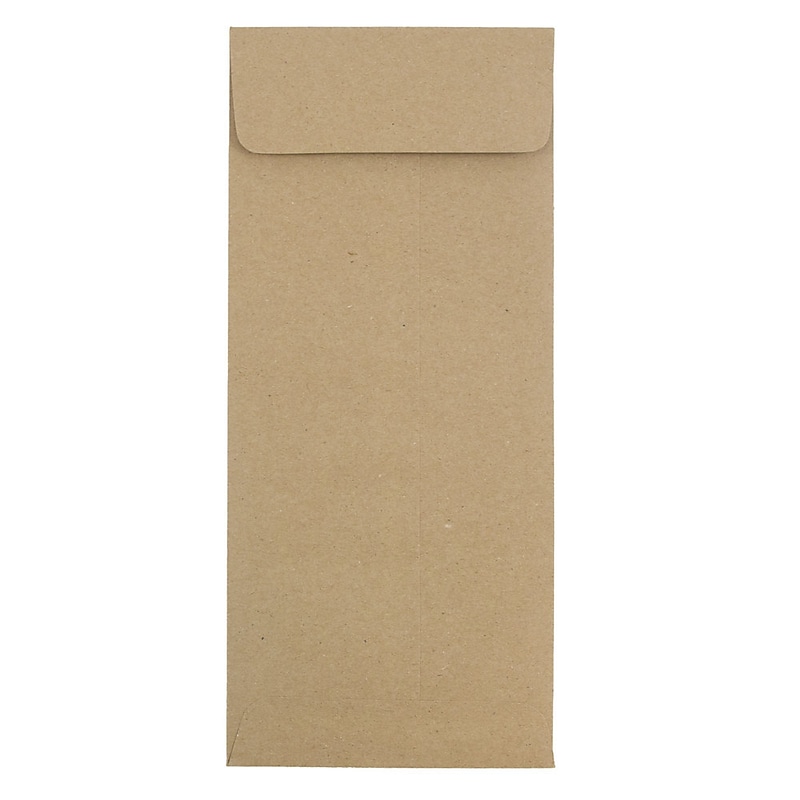 JAM Paper Kraft #12 Policy Business Envelopes, 4.75 x 11, Brown Kraft Paper Bag, Bulk 500/Box (2119018862H) image 1