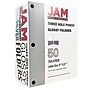 JAM Paper Laminated Glossy 3 Hole Punch Two-Pocket Folders, Silver, 50/Box (385GHPSIC)~#|#~m004672340_sc7