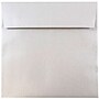 JAM Paper 6.5 x 6.5 Square Metallic Invitation Envelopes, Stardream Silver, Bulk 1000/Carton (GCST509B)~#|#~m004672425_sc7