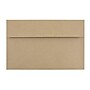 JAM Paper Kraft A10 Invitation Envelopes, 6 x 9.5, Brown Kraft Paper Bag, 25/Pack (LEKR850)~#|#~m004672454_sc7