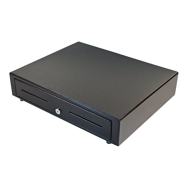 APG Vasario Cash Drawer, 10 Compartments, Black (VB554A-BL1915) image 1