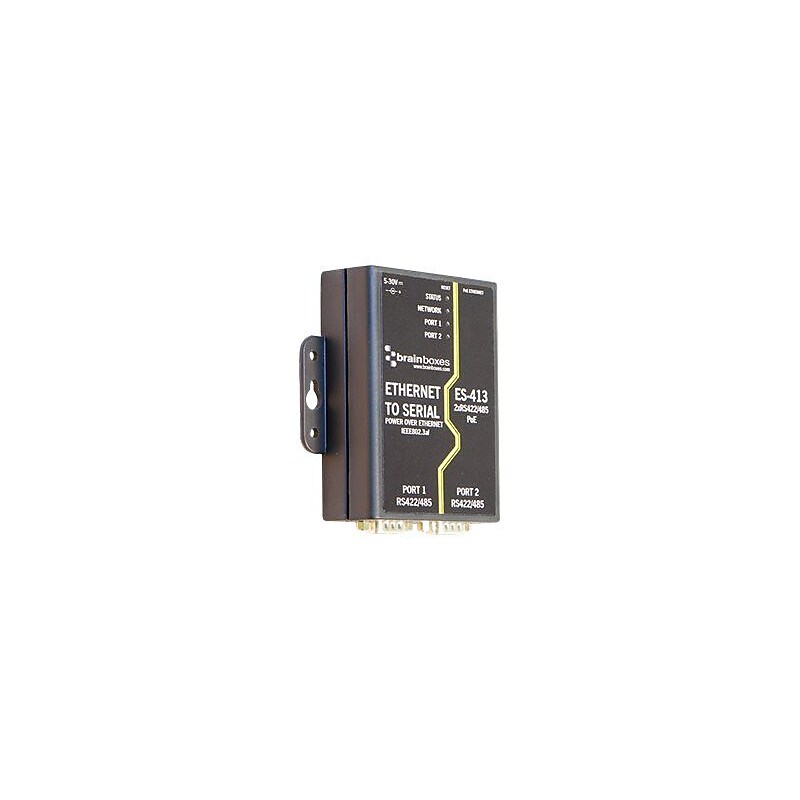 Brainboxes RS422/485 Ethernet to Serial Device Server, 2 Port (ES-413) image 1