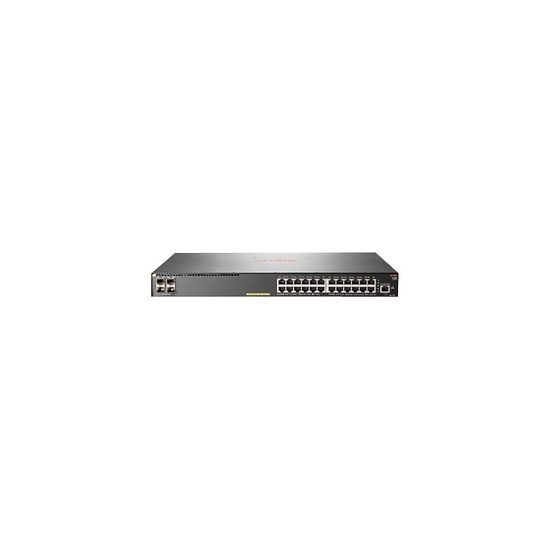 HP® Aruba 2930F 24-Port PoE+ Fixed-Port Managed Gigabit Ethernet Switch image 1