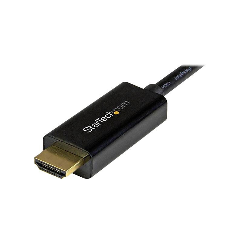 StarTech MDP2HDMM5MB 15.4' Mini DisplayPort/HDMI Audio/Video Cable, Black image 1
