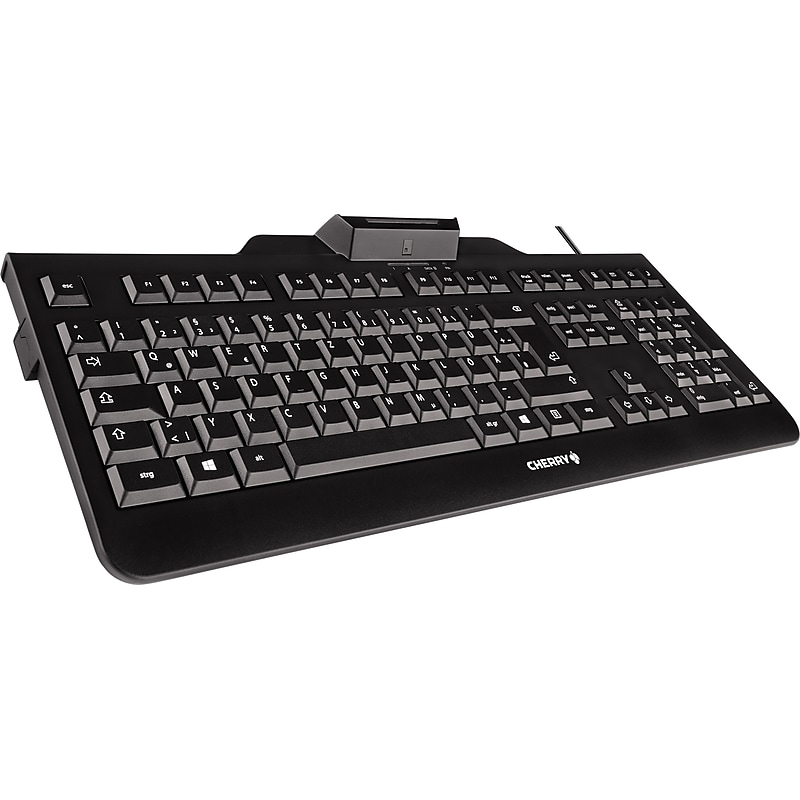 CHERRY KC 1000 SC Wired Keyboard, Black  (JK-A0104EU-2) image 1