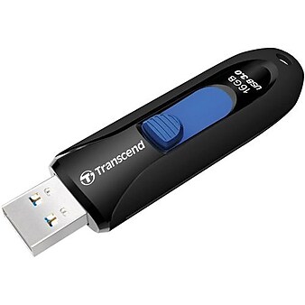 Transcend JetFlash 16GB USB 3.0 Flash Drive, Blue/Black (TS16GJF790K)
