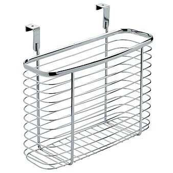 Axis Over the Cabinet Kitchen Storage Organizer Basket, Medium, Chrome (56270)