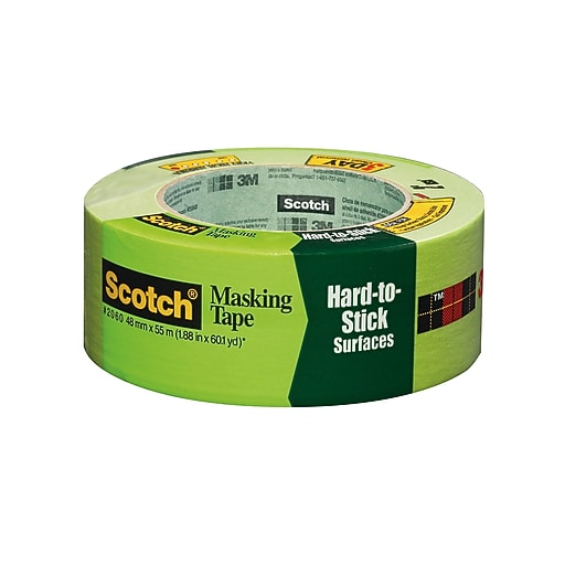 3M™ Green Masking Tape 1.88" x 60 yds. for HardtoStick Surfaces