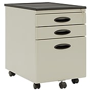 Calico Designs 3-Drawer Vertical File Cabinet, Locking, Putty, Letter/Legal, 22"D (51104BOX)