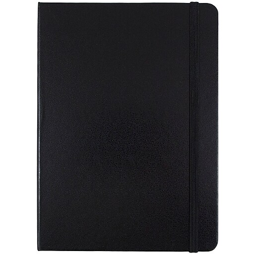 JAM Paper® Hardcover Notebook with Elastic, Medium Journal, 5 x 7