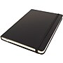 JAM Paper Hardcover Notebook with Elastic, Medium Journal, 5 x 7, Black, 100 Lined Sheets, Sold Individually (340526601)~#|#~m004701179_sc7