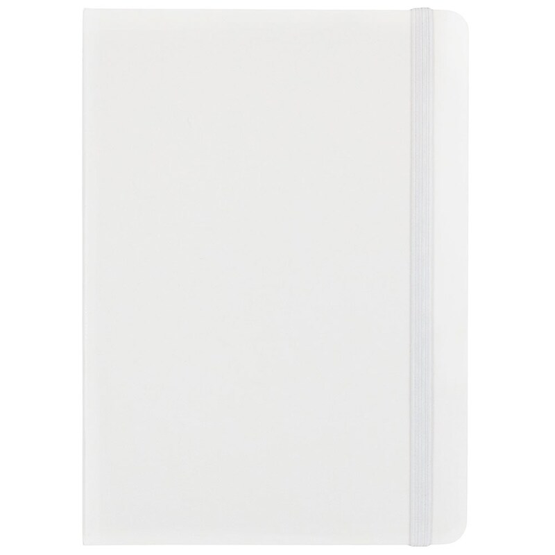 JAM Paper 1-Subject Pocket Notebook, 5" x 7", Wide Ruled, 100 Sheets, White (340526605) image 1