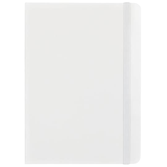 JAM Paper 1-Subject Pocket Notebook, 5" x 7", Wide Ruled, 100 Sheets, White (340526605)~#|#~m004701194_sc7