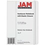 JAM Paper 1-Subject Pocket Notebook, 5" x 7", Wide Ruled, 100 Sheets, White (340526605)~#|#~m004701195_sc7