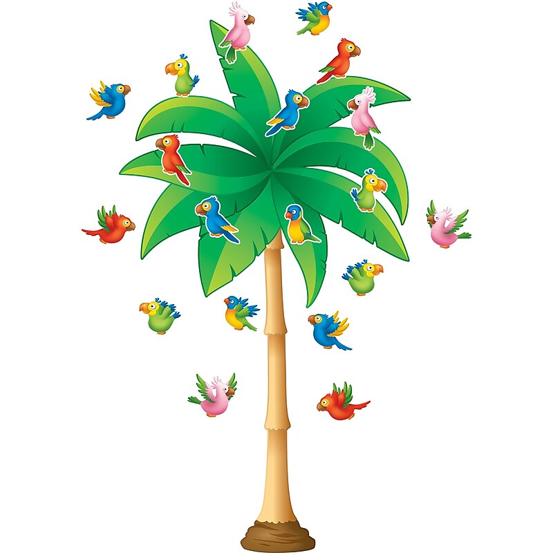 Teacher Created Resources Tropical Trees Bulletin Board (TCR5859) image 1