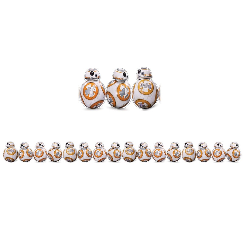 Eureka 37' x 3.25" Star Wars™ BB-8 Extra Wide Die-Cut Deco Trim® (EU-845384) image 1