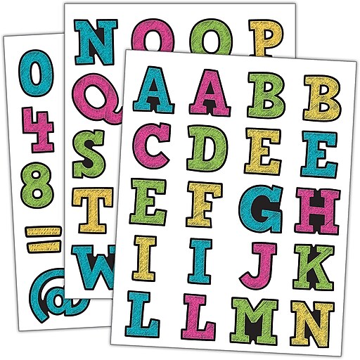Shop Staples for Teacher Created Resources Chalkboard Brights Alphabet
