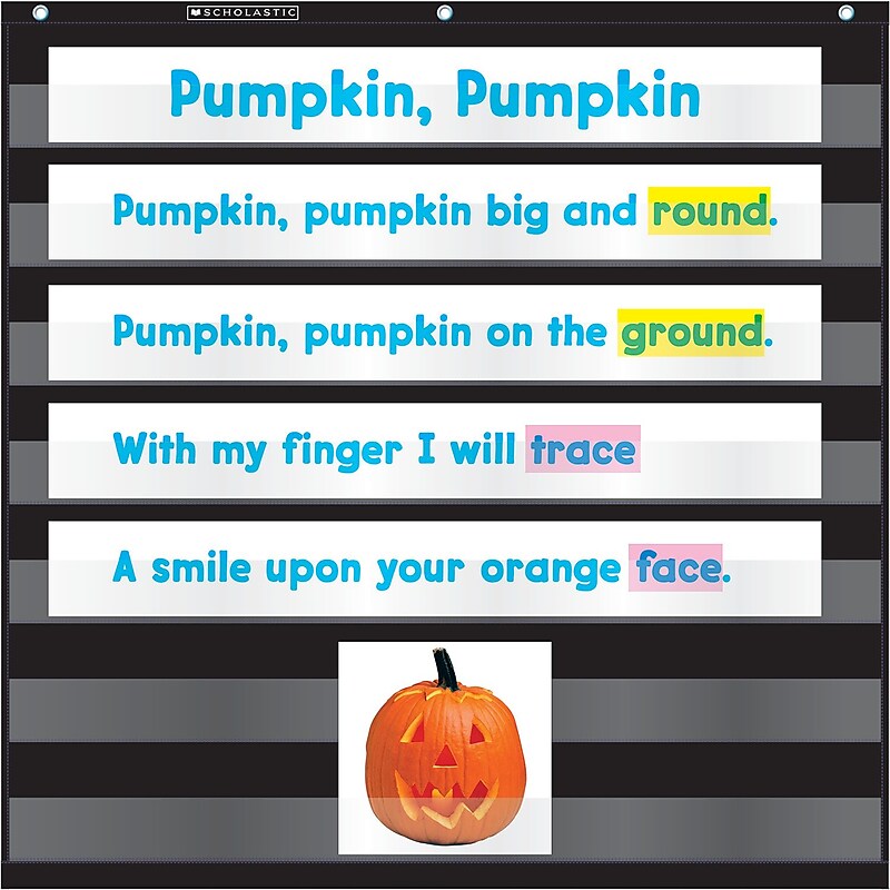 Scholastic Teaching, Mini Black Pocket Chart (SC-573278) image 1