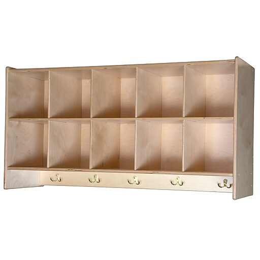 Contender™ 21.75''H x 46.75''W x 24''D Wall Locker & Cubby with Ten