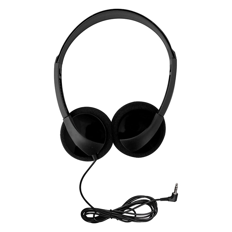 HamiltonBuhl Personal Economical Headphones Stereo, Black (PER/100) image 1