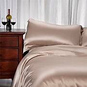 Barska Aus Vio 100% Silk Pillow Case Queen 2pcs/Set Pebble (BM12078)