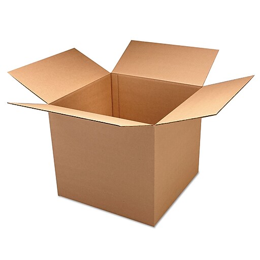 14 " x 14 " x 14 " Shipping Boxes, 275 Double Wall, Brown, 15/Bundle