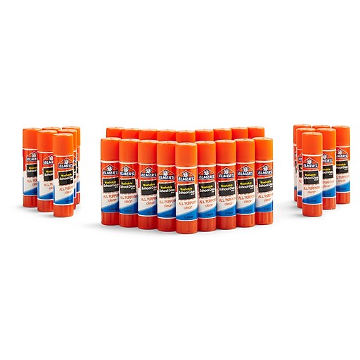 Elmer's All Purpose School Glue Sticks, Washable, 30 Pack Staples