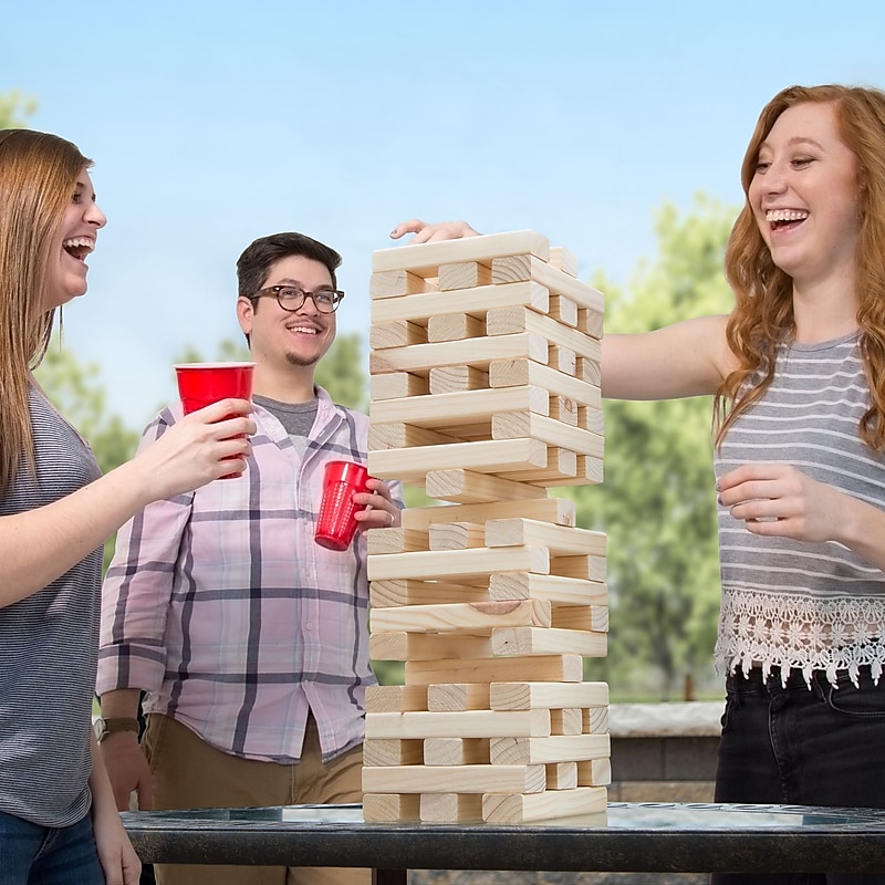 Hey! Play! Large Nontraditional Tumbling Towers (886511971202) image 1
