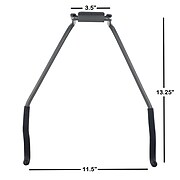 Stalwart Flip Up Wall Mount Bike Hanger Folding Rack - 50 lb Capacity (886511976030)