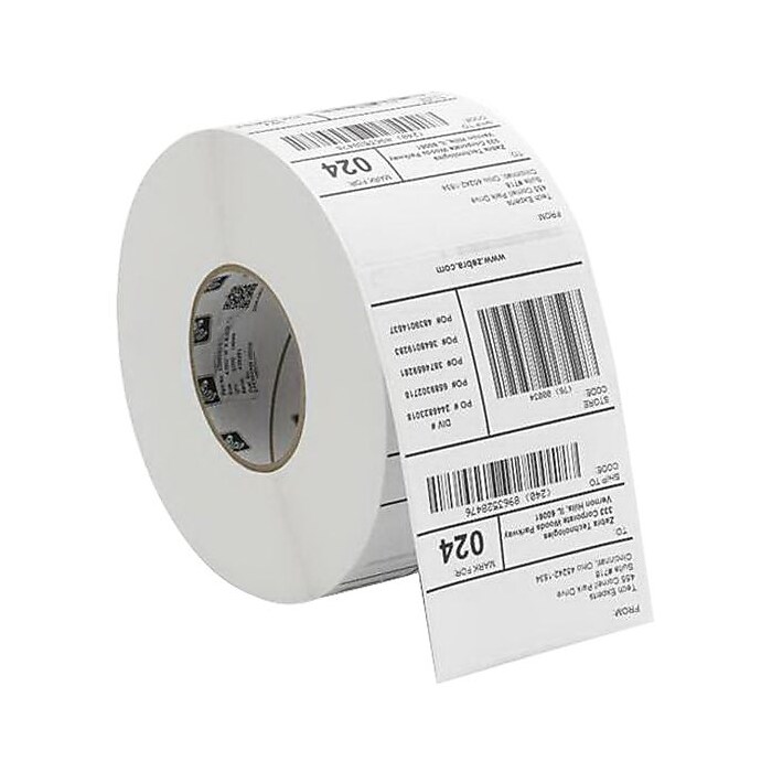 Zebra® PolyPro 4000T Permanent Adhesive Thermal Transfer