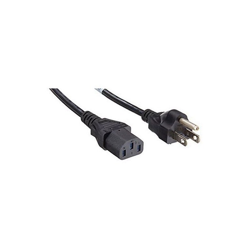 Cisco® CP-PWR-CORD-NA= Standard Power Cord for 7900 Series IP Phone, Black image 1