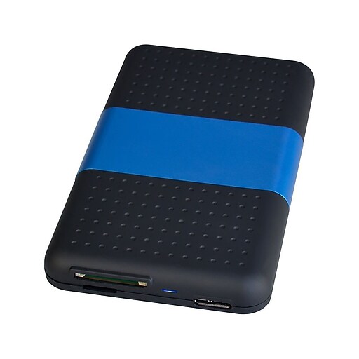 SIIG® 2TB 2.5" External Serial ATA/600 Hard Drive with SD Reader