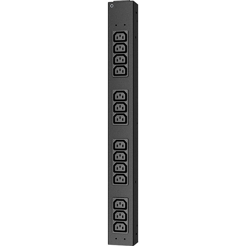 APC 200 - 240 VAC +6% to -10% Basic Power Distribution Unit, 16-Outlet, Black (AP6002A) image 1