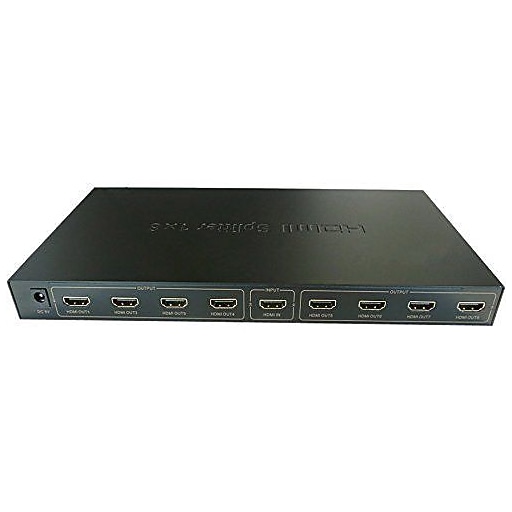 4XEM™ 3D 4K/2K 8 Port HDMI Signal Splitter (4XHDMI84K2K) Staples